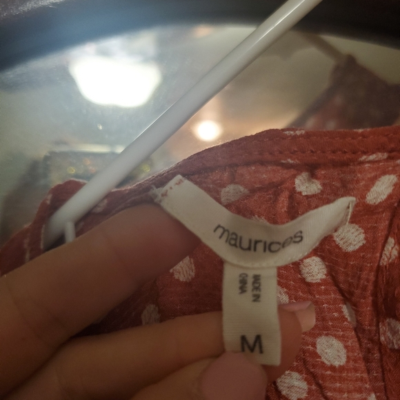 Maurices polka dot top - Picture 5 of 7